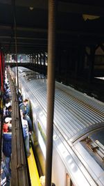 Railroad station platform