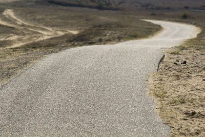 Road on sand