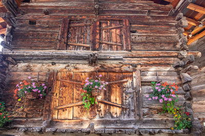 Low angle view of historical building