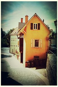 House with windows in background