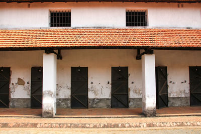 Exterior of old building