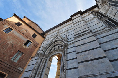 Low angle view of building against sky