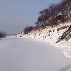 Snow covered landscape