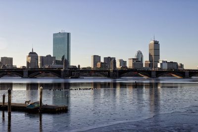 View of city at waterfront