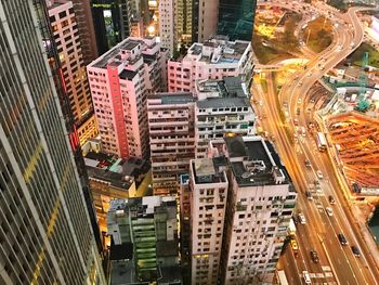 Aerial view of hong kong