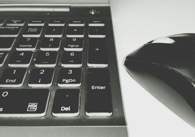 Close-up of computer keyboard