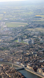 High angle view of cityscape