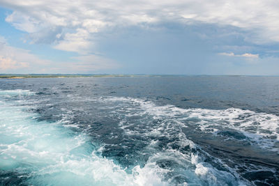 Raging sea water texture. power of the water.