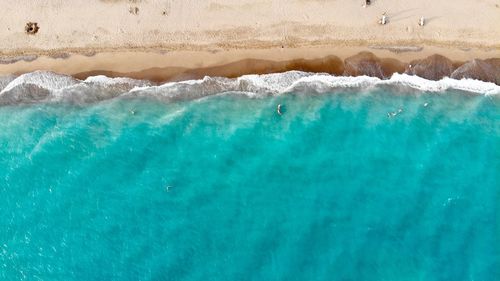 Aerial view of beach