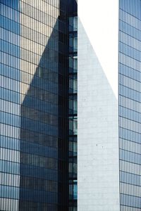 Full frame shot of modern glass building