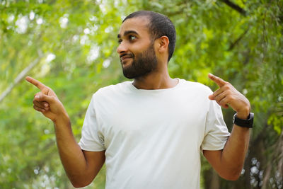 Young man using mobile phone