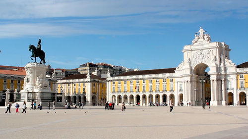 Commerce square in lisbon, portugal