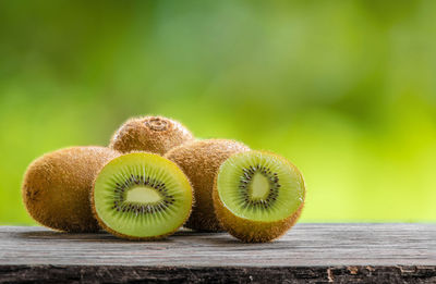 Close-up of fruits on table