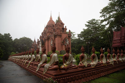 Low angle view of temple