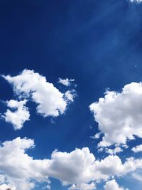 Low angle view of clouds in sky