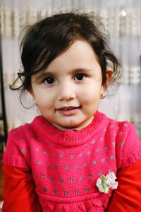 Portrait of smiling girl