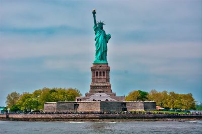 Statue of liberty against sky