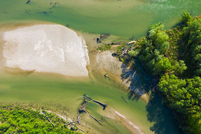 River erosion on the drava river