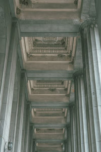 Low angle view of ceiling