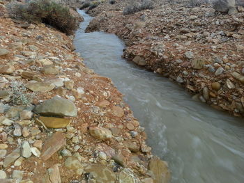 River amidst rocks