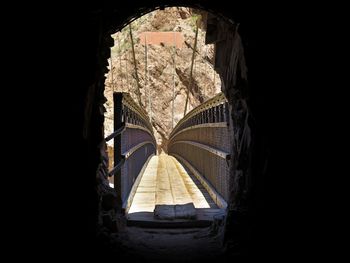 Bridge seen through arch