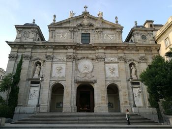 Low angle view of historical building