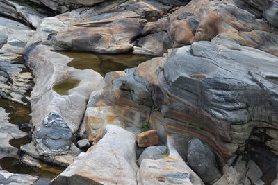 Rocks in sunlight