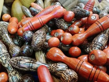 High angle view of vegetables