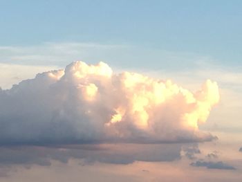 Scenic view of cloudy sky