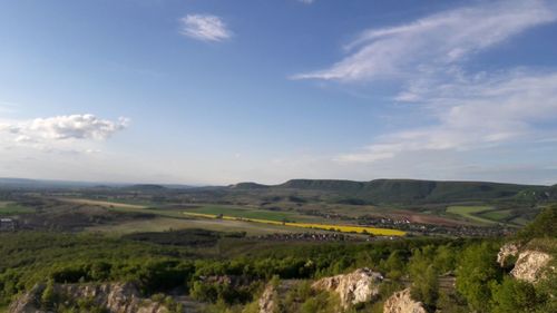 Scenic view of landscape against sky