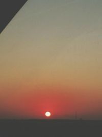 Scenic view of sunset