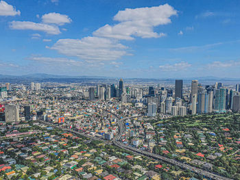 Metro manila's sky view