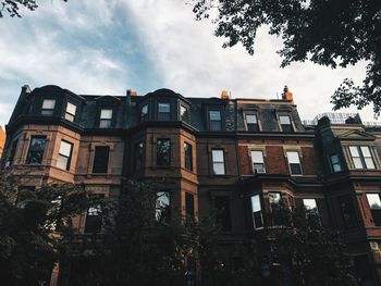 Low angle view of buildings against sky