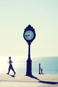 Woman looking at sea