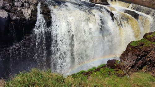 Full frame shot of wet shore