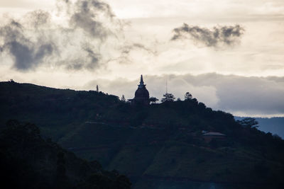 Panoramic view of building against sky