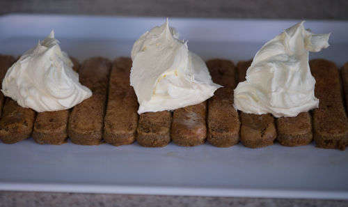 Close-up of ice cream