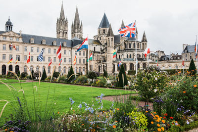 Buildings against the sky