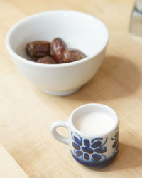 Close-up of coffee on table