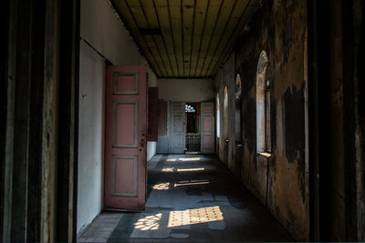 Corridor of building