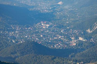 High angle view of cityscape