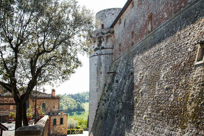 View of old building against sky