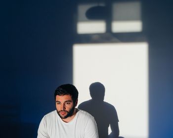 Portrait of young woman