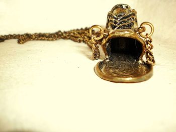 Close-up of glass on table