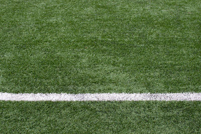 Full frame shot of soccer field