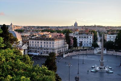 Piazza del popolo - view from terrazza del pincio