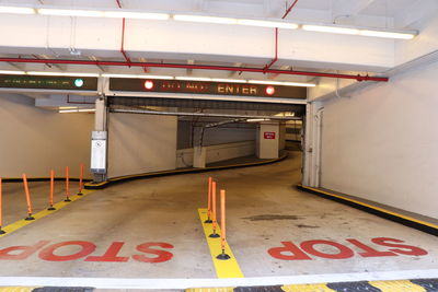 View of empty parking lot