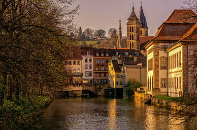 Buildings at waterfront