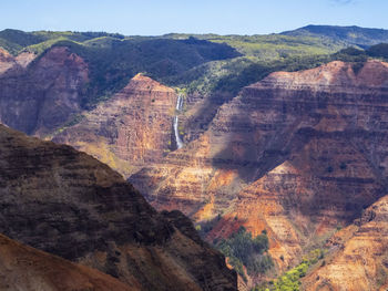 View of mountain range