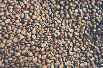 Full frame shot of coffee beans